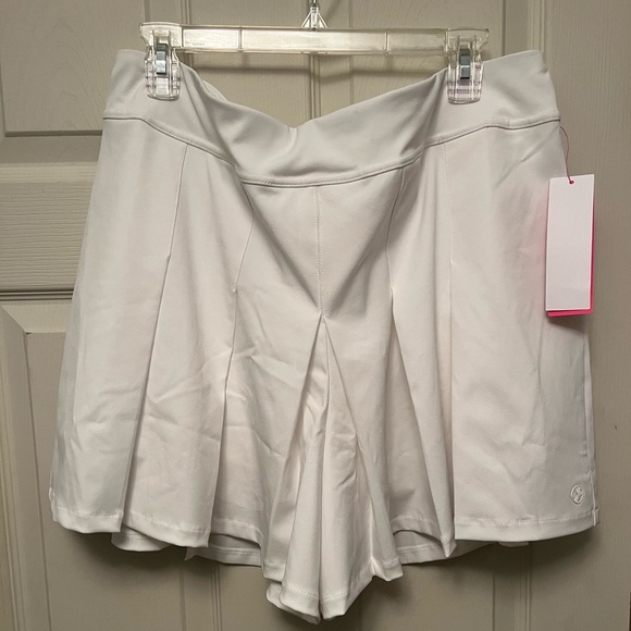 Lilly Pulitzer NWT UPF 50+ Luxletic 5" Frazer Short -‎ Resort White Size 16 - Picture 5 of 12
